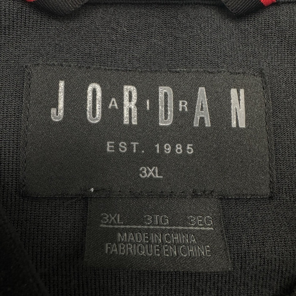 Nike Air Jordan Track Jacket Mens XXXL 3XL Black Jumpman Velour ZipUp AH2357-010 - Picture 8 of 16